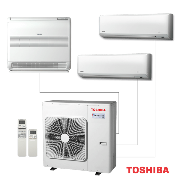 Външно тяло на мултисплит система Toshiba RAS-3M26G3AVG-E