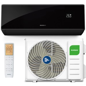 Инверторен стенен климатик KAISAI BLACK PRO HEAT +  KRB-12TLHI / KRWB-12TLHO