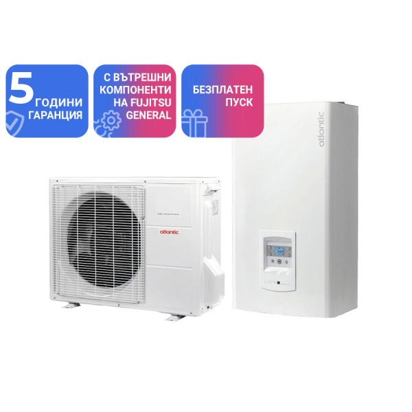 Термопомпа Atlantic LORIA 6008, 8 kW - отопление, охлаждане и БГВ