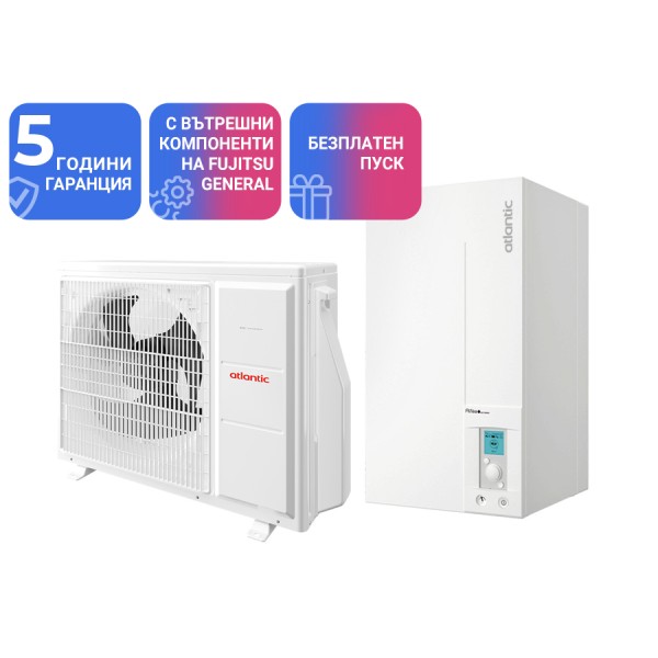 Термопомпа Atlantic ALFEA EXTENSA A.I. R32 5 Kw - отопление, охлаждане и БГВ